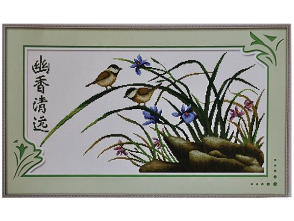 Набір для вишив. "Птахи на травіі" 79*41 см (Y30085)