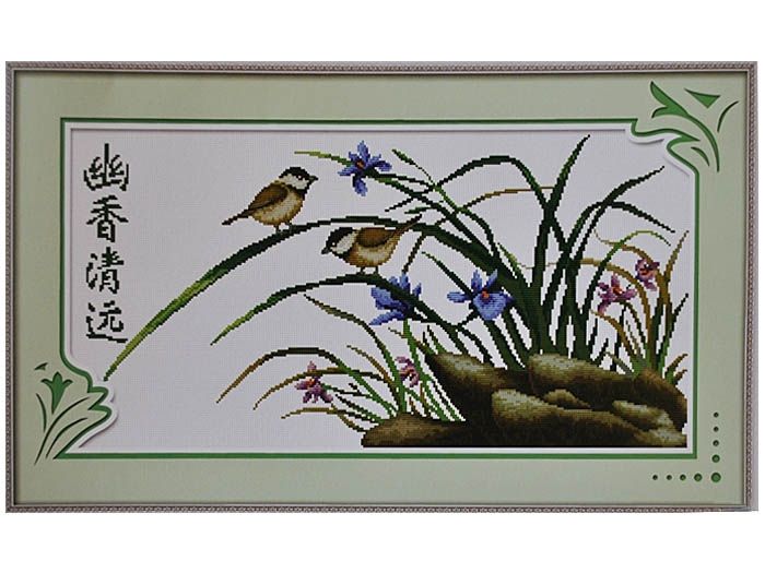 Набір для вишив. "Птахи на травіі" 79*41 см (Y30085)