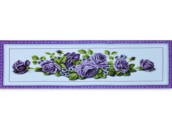Kit embroidery cross Lilac rose
