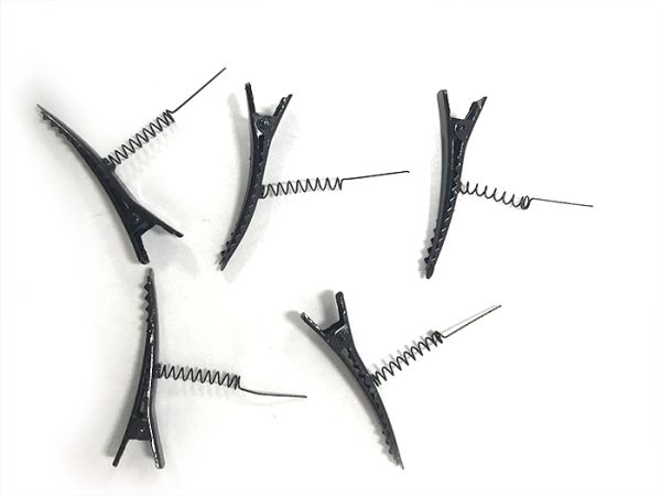 Metal accessories Clip with a spring 100 pcs. in pack