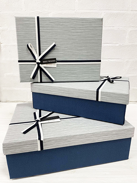 A set of gift boxes 3 pcs per pack.