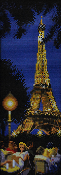 Набір для вишив. "Нічний Париж" 20*49 см (F214)