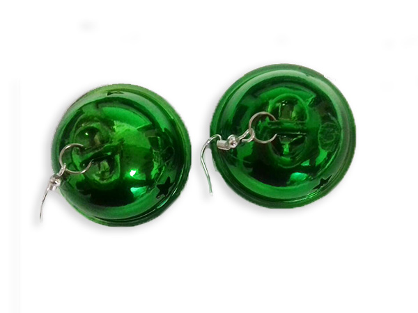 Decorative product bells New Year's green