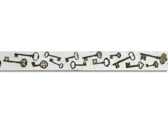 Cotton bands with ornaments, width 1.5 cm