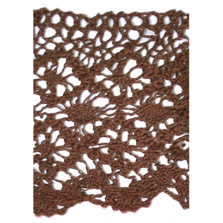 Lace brown C/b, 10 cm