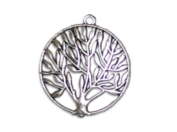 Accessories metal Medallion Tree silver