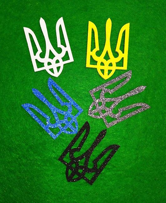 Trident, 6 cm, 50 pcs in a pack. mix Decorative sticker product