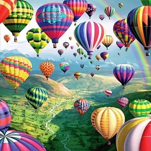 Набір для творчості зі стразами на підрамнику  "Яскравий світ" 30*30см (У)