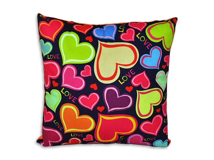 Pillow Extravaganza of hearts