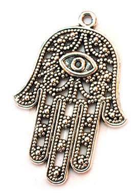 Fittings, metal, Hand silver, 40 mm