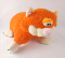 Pilot toy Cat curly red 40 * 40 cm