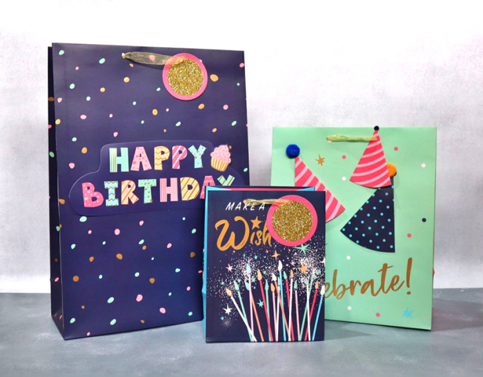 Package paper MIX SET 4 sets in a pack.