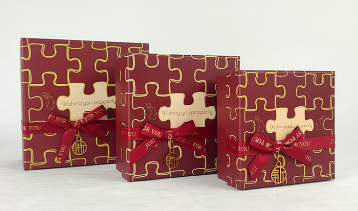Set of gift boxes, 3 pcs. per pack.