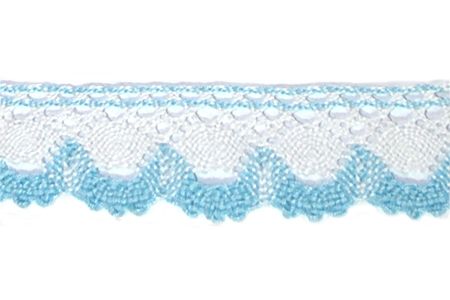 Lace blue, o/b 2.5 cm