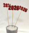 Decorative product Topper 2026, red