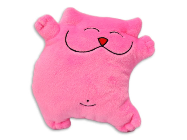 Textile souvenir Cat Khoroshun pink, 31 cm