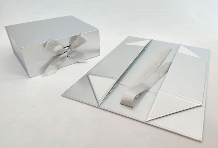 Gift box 33.5*26*15.5cm silver