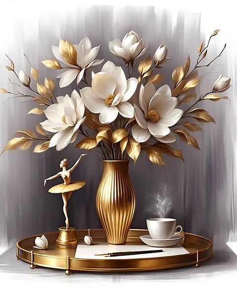 Pleasant memories. Set for creativity with rhinestones on a stretcher 40*50 cm