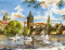 Prague, 50*40cm. Set with rhinestones (canvas+holder)