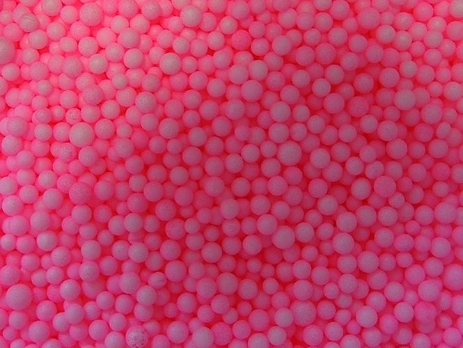 Foam product Filler, pink, 2-3 mm, 50 grams per pack