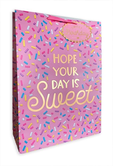 Пакет 38*51*15см паперовий "Sweet days" 12 шт в пак