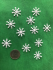 Decorative product made of felt Snowflake, 2.3 cm, 1000 pcs per pack.