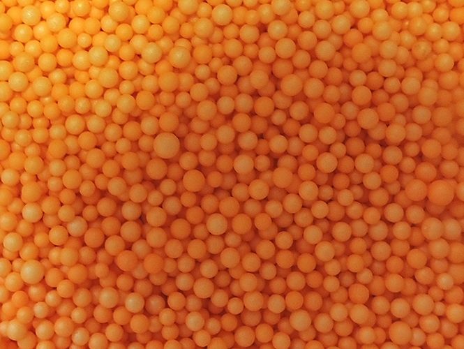 Foam product Orange filler, 2-3 mm, 50 grams per pack