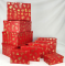 Set of gift boxes Golden gifts, 10 pcs. per pack