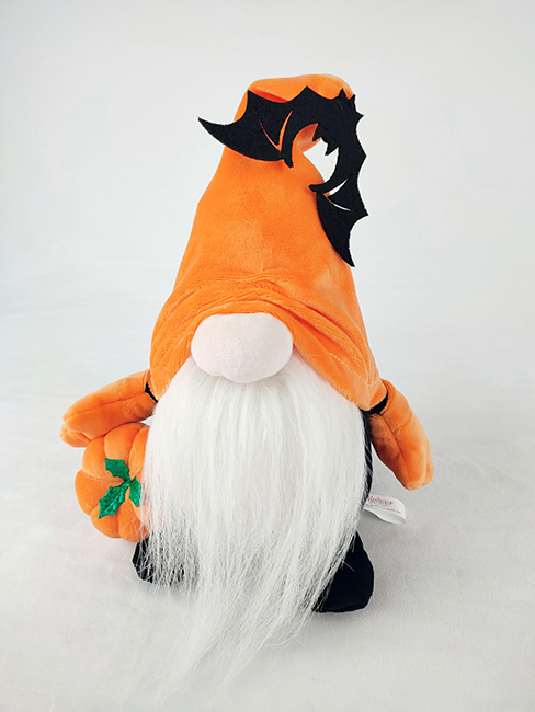 Textile souvenir Gnome Nori, with pumpkin, 23cm