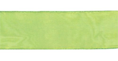 Стрічка з органзи, болотна, ширина 2 см; 45,7 м в рул. (ВК17)