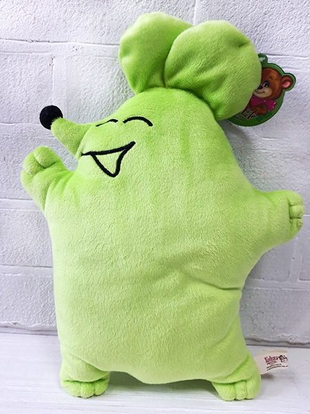 Textile souvenir Little Mouse, light green, 31 cm