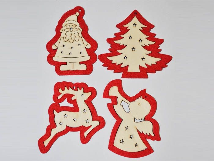 Felt decor Christmas tree decoration