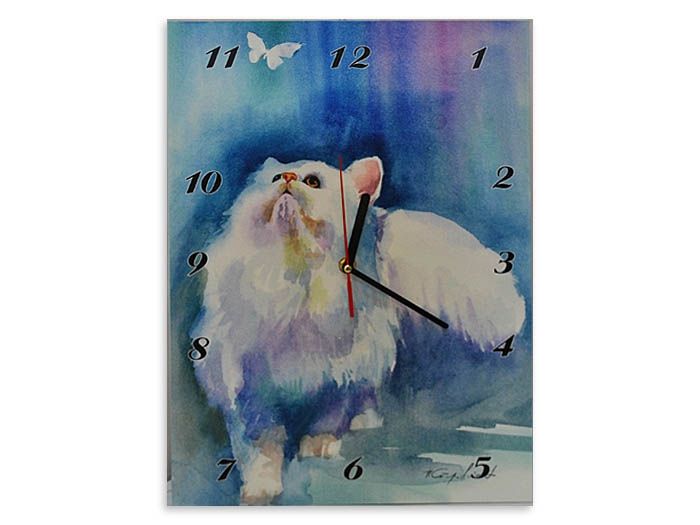 Wall clock 23*18 Fluffy joy