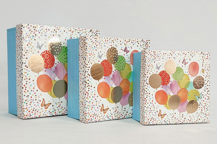 Set of gift boxes Bright moments, 3 pcs. per pack