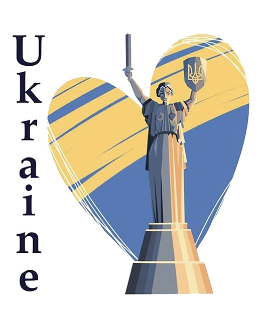 Набір для творчості зі стразами на картоні 5D "Ukraine”  21*25см
