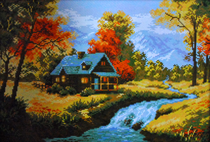 Набір для вишив. "Осінь в лісі" 59*43 см (F355)