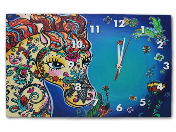 Годинник настінний 40*28 см "Яскрава"