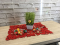 Decorative product made of felt Christmas napkin 35 * 45 cm, 5 mm red