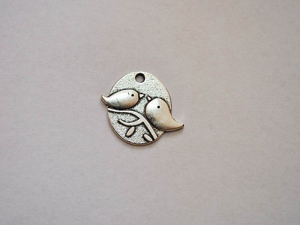 Accessories metal Chicks, oval, silver