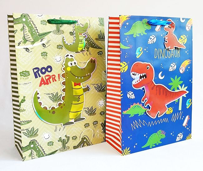 Pack of 30*40*12cm paper Crocodino, 12 pcs in a pack
