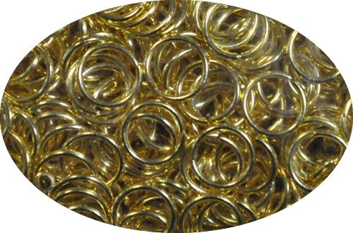 Accessories metal Ring adapter, gold, 6 mm