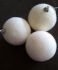 Christmas tree decoration Ball, 6 cm, white (discounted)