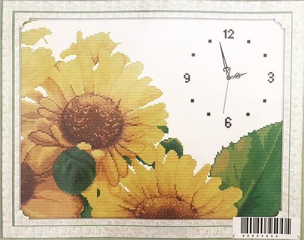 Set for embroidery, watches. Sunflower