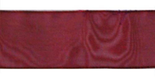Стрічка з органзи, бордова, ширина 2,5 см; 45,7 м в рул. (D565,48)