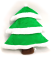 Textile souvenir Christmas tree, 50 cm