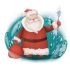 Santa the wizard, 20*20 cm. Set for creativity with rhinestones on a stretcher, Hood. Olena Seaver