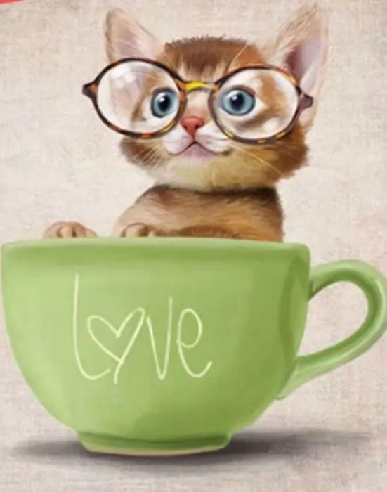 Набір для творчості зі стразами на картоні   5D "Love" 21*25см