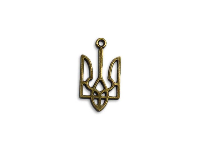 Фурнітура металева "Бронзовий тризуб" 27мм  50 шт в пак