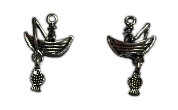 Accessories metal Fishing, silver