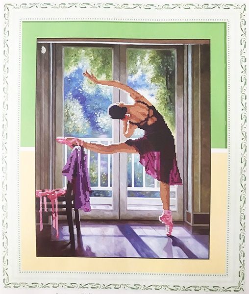 Set for embroidery 5D, 50 * 63 cm. On pointe